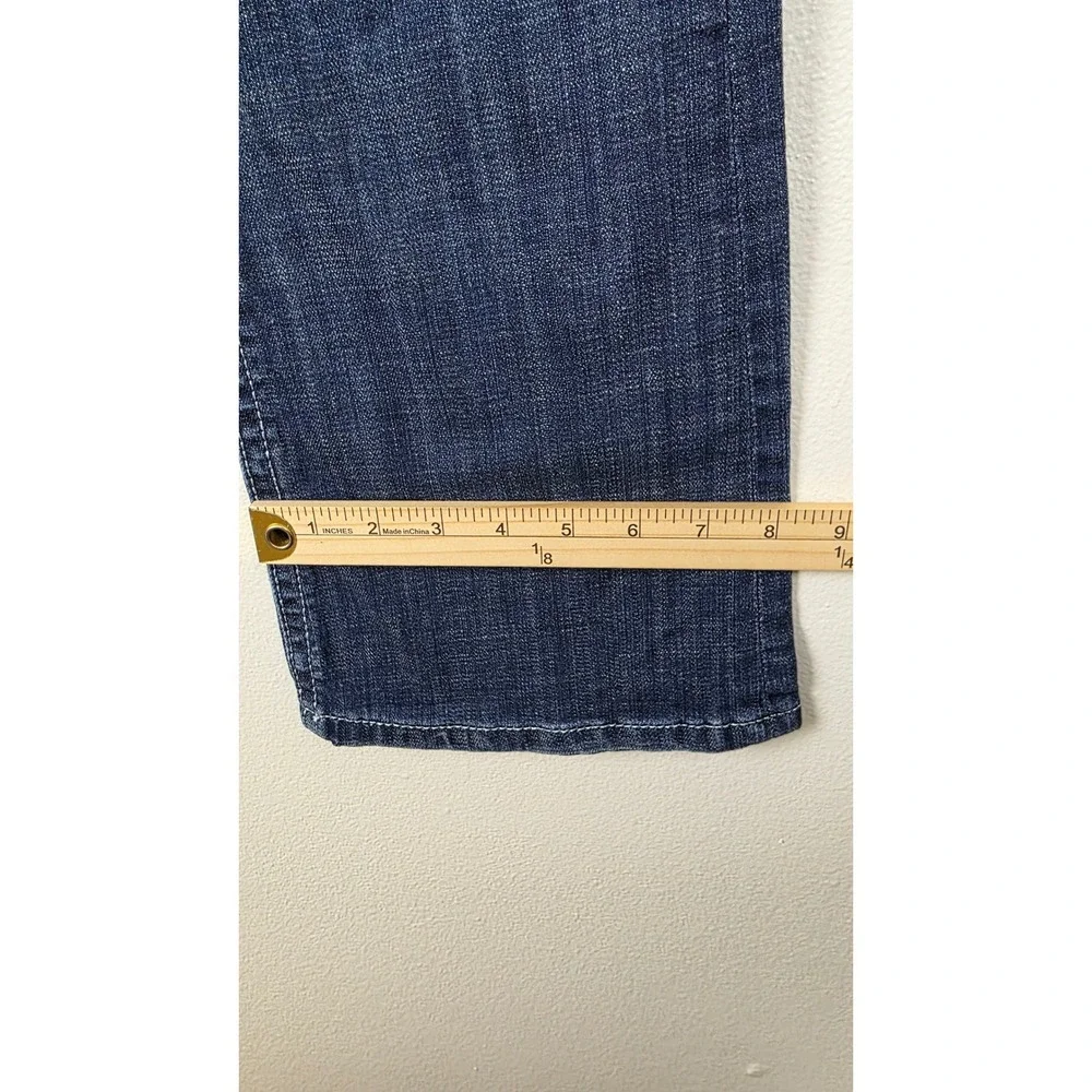 Rock and Roll Cowgirl Jeans Womens Size 27x34 Blue Dark Wash Mid Rise Bootcut